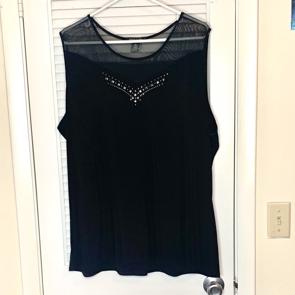 Adele & May black tank blouse
